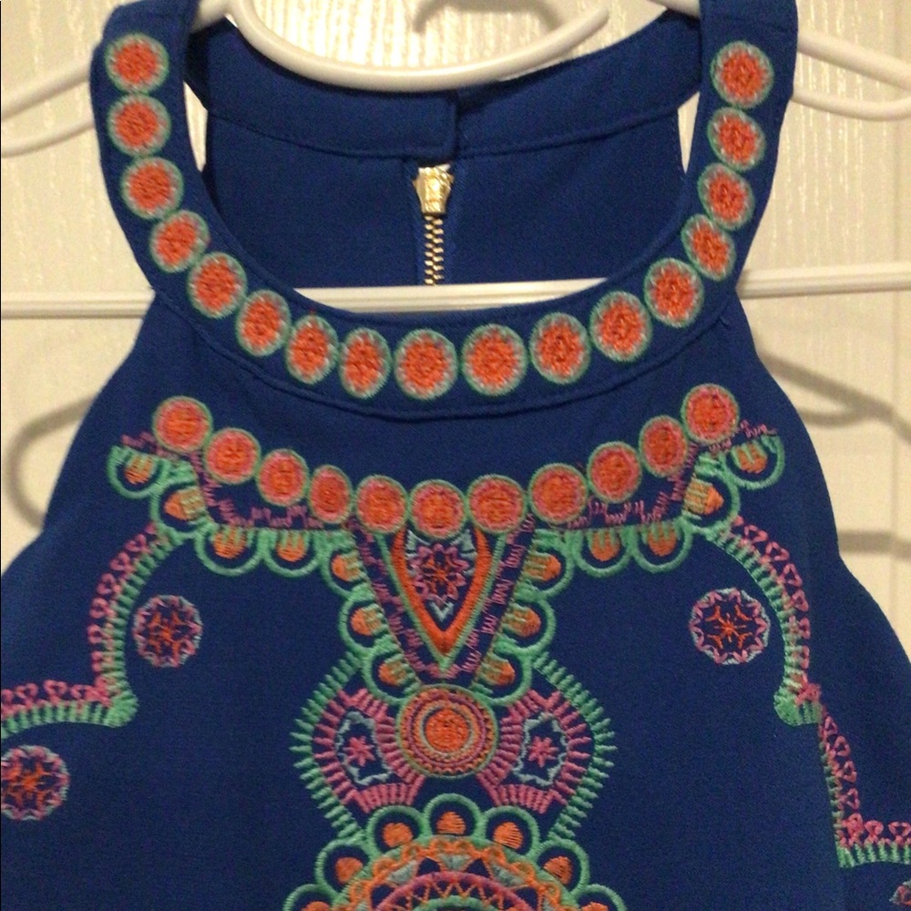Girls colorful embroidered dress